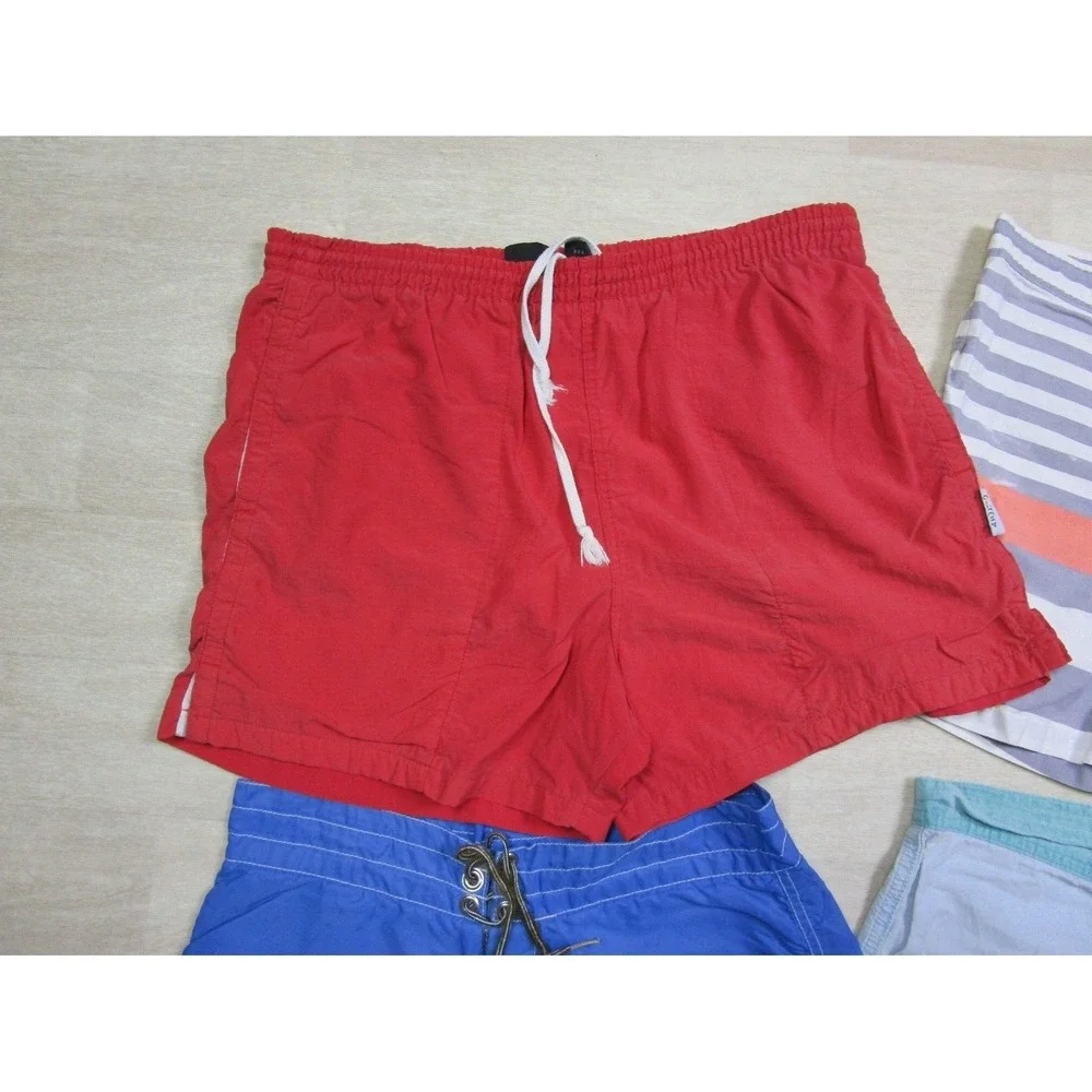Vintage 1980s Board Shorts Lot of 6 (S/M) Patagonia Gotcha Quicksilver‎ Birdwell